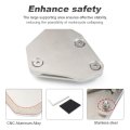 Motorcycle Kickstand Side Stand Extension Plate Pad For R1100rt 1995 2001 R1150r 2000 2006 R850r 1997 Cnc Machined Aluminum