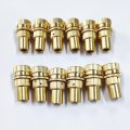 12pcs Brass Tire Deflators Kit Adjustable Automatic Tyre Deflator 0-60psi 