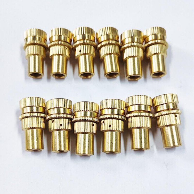 12pcs Brass Tire Deflators Kit Adjustable Automatic Tyre Deflator 0-60psi