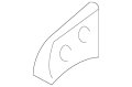 Genuine Nissan Parts Bracket-front Bumper Side Rh 62220-9hs0a 