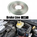 X Autohaux 3 8 Car Brake Line Tubing 25ft Coil For Hydraulic Braking Systems And Transmission System Copper Tone