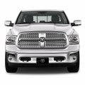 Ipick Image Ram Head Logo Matt-look Laser Mark Black Acrylic License Plate For Ram1500 Ram2500 Ram3500