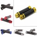 Motorcycle Grips Alluminum Bar End Thruster Grip 7 8 22mm 24mm Handlebar For Honda Yamaha Kawasaki Gold 