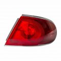 Passenger Side Tail Light Assembly For Buick Lesabre 2001 To 2005 Fits Gm2801151 And 15228560 Red Polycarbonate Lens Halogen 