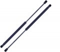 Rear Trunk Lid Lift Supports For Lincoln Mks 2009 To 2011 2 Piece Set 11 61 In Extended And 7 68 Compressed Black Alloy Steel 