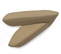 Autoguru Front Door Armrest Cover Skin Pvc Leather Made For Acura Tl 2004-2008 Beige Tan 