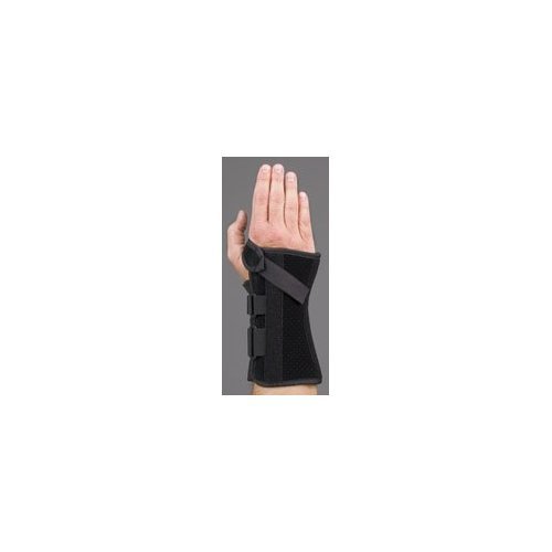 Med Spec V-strap Wrist Support Brace 8 Black Medium Right