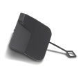 Rear Bumper Tow Eye Cap Hook Cover For Cadillac Srx 2010-2016 25777324 Black 