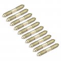 10x31mm Hanger Bolts 24pcs Double Ended Self-tapping Thread Wood To Dowel Screws For Connecting 