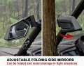 Sautvs Center Rear View Mirror And Sides Kit For Honda Talon 1000 Convex Mirror Adjustable Folding Mirrorsx 1000r 1000 X-4