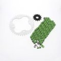 Fits Honda 400ex Trx400ex 520-96 Green Non O Ring Chain Sprocket Black 14 39 