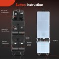A-premium Master Power Window Switch Compatible With Nissan Frontier 2005-2007 Crew Cab Pickup Xterra Sport Utility Front Left