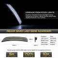 Vipmotoz Front Rear White Led Strip Side Marker Light Fender Parking Lamp Replacement For 2015-2023 Compatible With Dodge