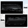 X Autohaux 1 Pair Car Front Headlight Headlamp Lense Clear Lens Cover Cap Pc Shell For Bmw E46 1998-2001 4 Door 63126902753