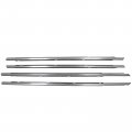 Xtremeamazing 4pcs Chrome Window Molding Trim Weatherstrip For Accord Sedan 2008-2012 