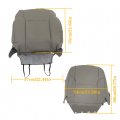 Wflnhb Artificial Leather Front Driver And Passenger Side Bottom Top Lean Back Seat Cover Gray Replacement For Toyota 4runner