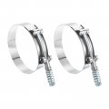 T-bolt Hose Clamps 2pcs Working Range 88-96mm 201 Stainless Steel Bolt Intake Intercooler Fo Clamp Tube 