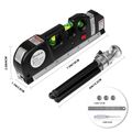 Qooltek Laser Level Line Measure 8ft Tape Ruler Adjusted Standard And Metric Rulers With Metal Tripod Standblack