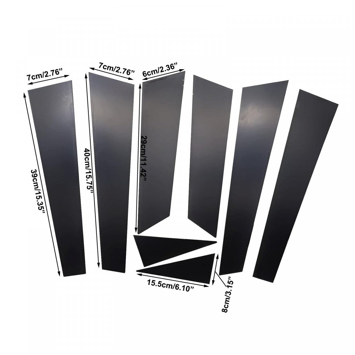 Glossy Black Window Pillar Posts Door Trim Cover Set For Nissan Altima 2013 2014 2015 2016 2017 2018 8 Piece Piano Anti Scratch
