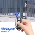 D 2pcs Remote Control Backup Key Sliding Gate Opener Automatic Operator 433 92mhz