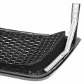 Fo1200415 Factory Style Front Bumper Grill Grille Assembly Compatible With Ford F-150 Xlt 2004-2008 Painted Black