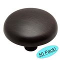Cosmas 1701orb Oil Rubbed Bronze Cabinet Hardware Round Knob 1-1 8 Diameter 50 Pack 