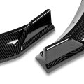 Auto Dynasty 3pcs Car Front Bumper Lip Spoiler Wing Body Kit Compatible With Audi Vw Golf 14-17 Carbon Fiber Look