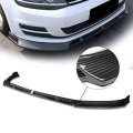 Auto Dynasty 3pcs Car Front Bumper Lip Spoiler Wing Body Kit Compatible With Audi Vw Golf 14-17 Carbon Fiber Look