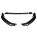 Auto Dynasty 3pcs Car Front Bumper Lip Spoiler Wing Body Kit Compatible With Audi Vw Golf 14-17 Carbon Fiber Look