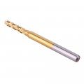 10 Pcs Titanium Coated 3 175mm 1 8 Shank 2 5mm Dia Engraving Bits Roughing Cutter Cnc Threading Milling Bit