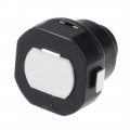 Uxcell 5 Pcs Latching Action Flashlight Torch Push Button Switch Contact Black