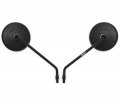 Universal Black Mirror Set M10x1 25 Compatible With Kawasaki Ke Kh Km Kv100 Ks125 Ke175 F6 7 9 11 Kz400 440 550 650 750 900