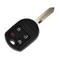 Keyless Entry Transmitter Cover Ford Explorer 2011 To 2017 Black Plastic And Rubber 4 Button Shell Replacement For 164-r8067 