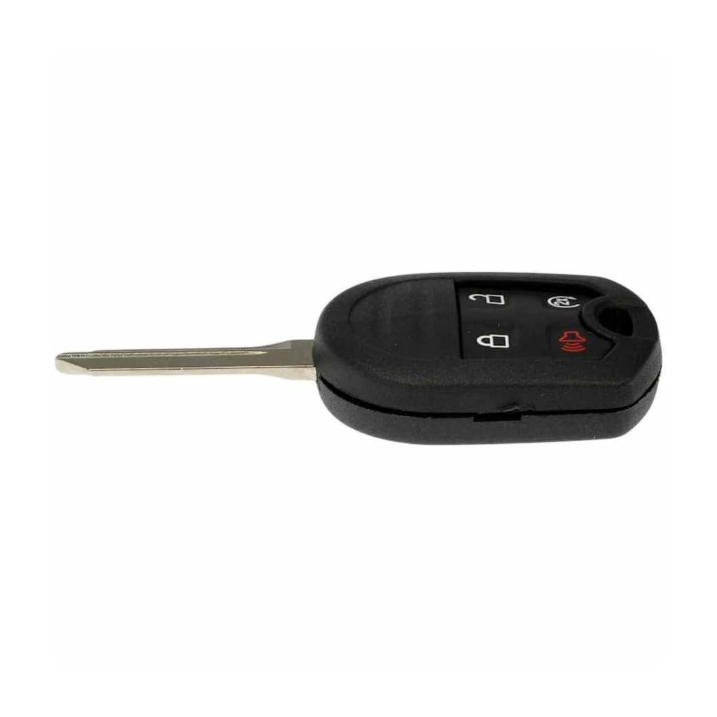 Keyless Entry Transmitter Cover Ford Explorer 2011 To 2017 Black Plastic And Rubber 4 Button Shell Replacement For 164-r8067