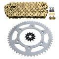 Fits Honda Cr125r 125 R Gold O Ring Chain And Sprocket 12 50 116l