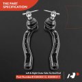 A-premium 2 X Left And Right Outer Tie Rod End Compatible With Toyota Yaris 2006-2014 Prius C 2012-2019
