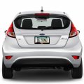 Ipick Image For Ford Focus St Black Real 3k Carbon Fiber Finish Abs Plastic License Plate Frame