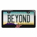 Ipick Image For Ford Focus St Black Real 3k Carbon Fiber Finish Abs Plastic License Plate Frame
