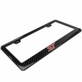 Ipick Image For Ford Focus St Black Real 3k Carbon Fiber Finish Abs Plastic License Plate Frame