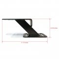 The Rop Shop Spare Tire Wheel Carrier Kit With Hardware Bolt On For Enclosed Utility Trailer