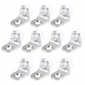 Shelf Support Pegs Glass Bracket Zinc Alloy Nail Panel Pallet Holder 19mmx13mmx15mm 10pcs 