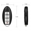 Ocpty 2 Pcs Flip Key Entry Remote Control Uncut Fob Shell Case Replacement For Nissan Altima Maxima Murano Infiniti Fx35 Fx37