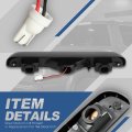 Auto Dynasty Full Led Third Brake Light High Mount Rear Stop Parking Lamp Compatible With Ford F150 F250 F350 Bronco 92-97