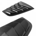 Eparts Abs Plastic 2pcs Quarter Side Window Louver Sun Shade Cover For 2003 2004 2005 2006 2007 2008 Nissan 350z Z33 Black 