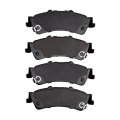 Disc Brake Pads For Gmc Safari 2003 2004 2005 Ceramic Friction Front Position 5 61 In Inner Pad Width