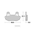 Vesrah Racing Sintered Metal Brake Pads 