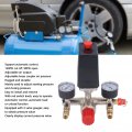 Air Compressor Pressure Valve Kit Vertical Switch Manifold Regulator 90a 120psi Adjustable Control With Gauges Fittings Set