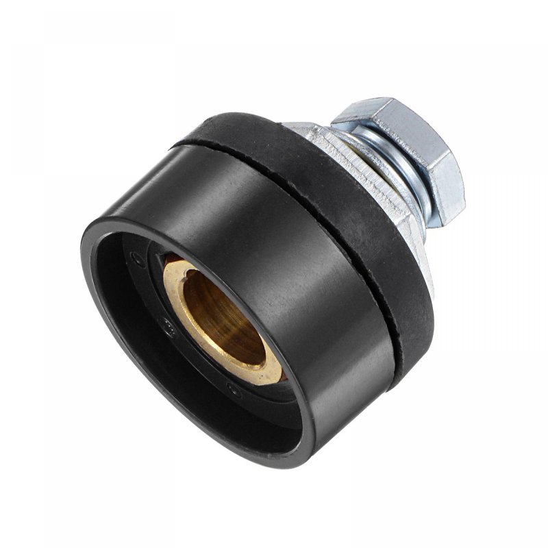 Tig Welding Cable Panel Connector Socket Quick Fitting Dkj 35-50 Black