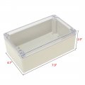 7 9 X4 X2 200mmx120mmx75mm Abs Junction Box Universal Project Enclosure W Pc Clear Transparent Cover