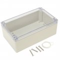 Uxcell 7 9 X4 X2 200mmx120mmx75mm Abs Junction Box Universal Project Enclosure W Pc Clear Transparent Cover